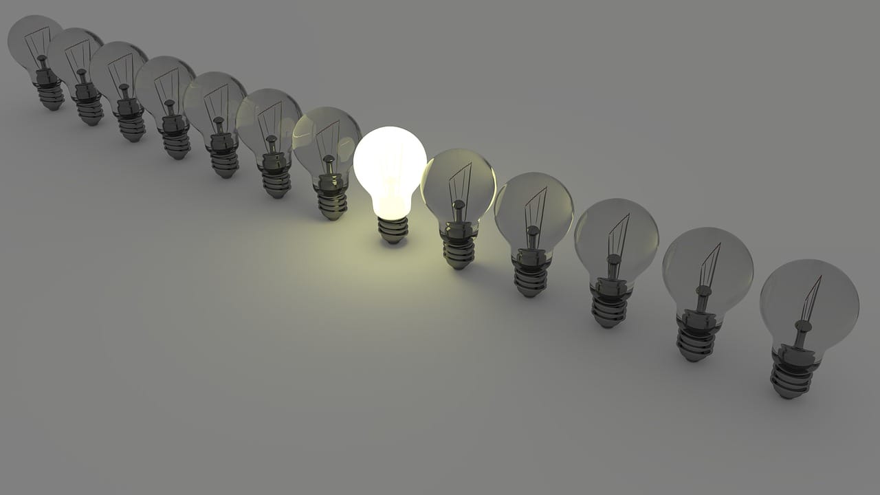 light bulbs off