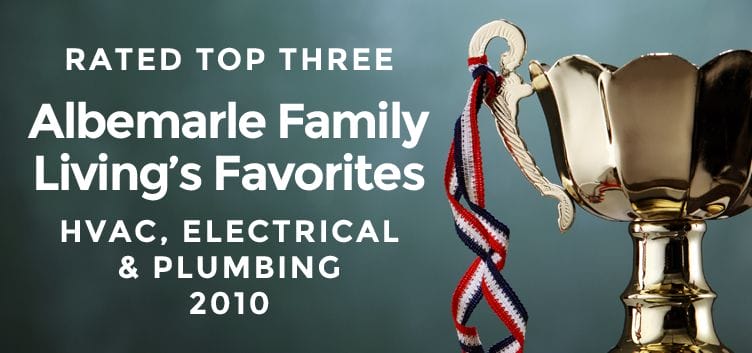 Voted Best HVAC Contractors in Charlottesville and Albemarle